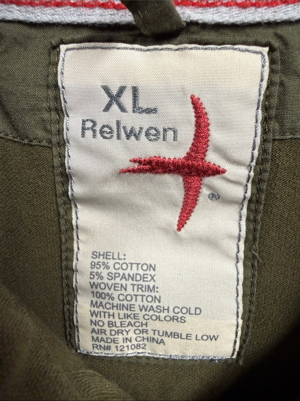 Relwen Men's Olive Green Polo with Chest Pocket by - Picture 2 of 6